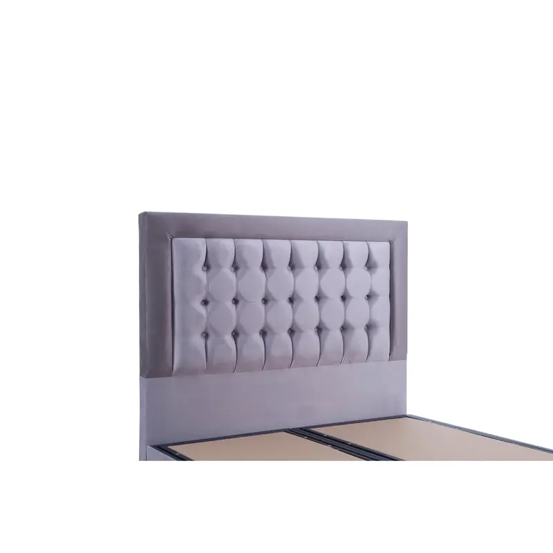 Monday Grey Double Bed - Soft Furnishings for a Comfortable Night's Sleep 7