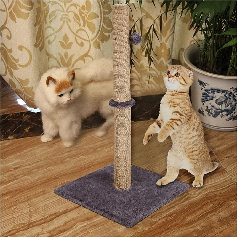 Product Introduction of 74CM TALL LARGE CAT SCRATCHING POST STRONG NATURAL SISAL POLE HEAVY DUTY BASE UK UK 8