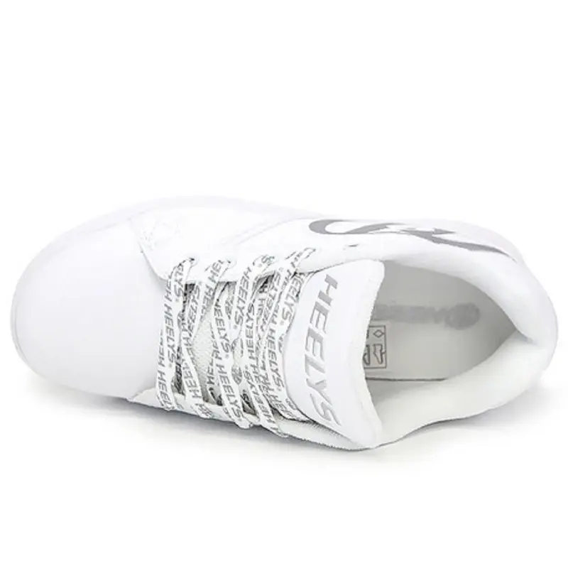 Heelys Propel boys girls shoes White Silver 7