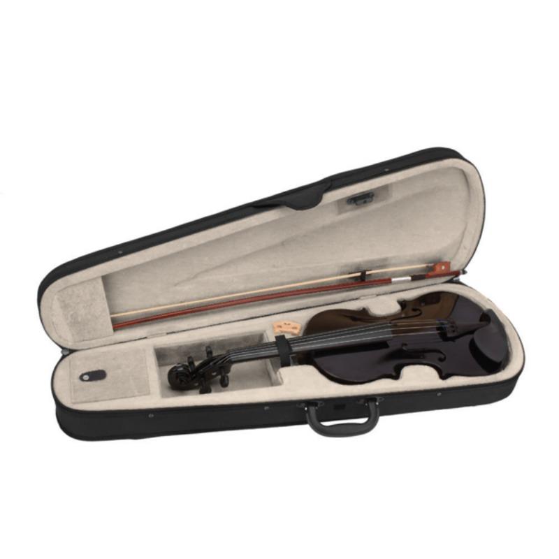 Product Introduction of YNIQUE 4/4 Acoustic Violin Set with Case, Bow, and Rosin (Black) 45