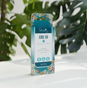 Natural Patches CBD 50 - each patch contains 50mg of CBD Isolate - the pack contains 18 patches - each patch lasts for 24 hours