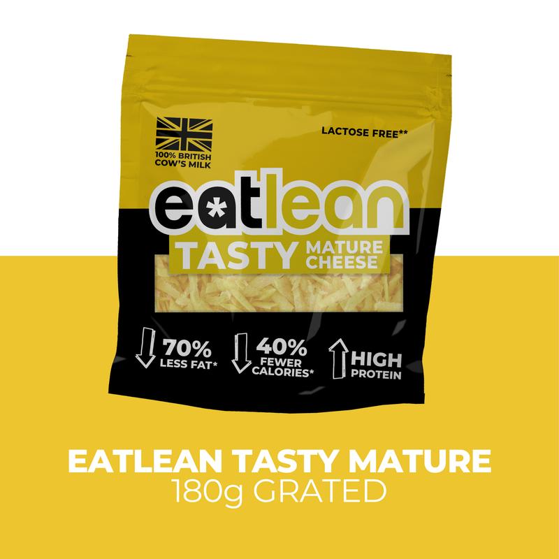 EATLEAN TASTY GRATED PROTEIN CHEESE 180g - BBE 24 SEPT 3