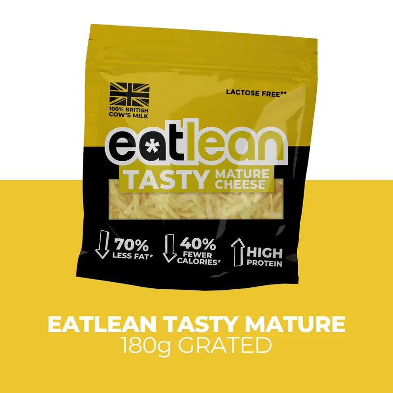 EATLEAN TASTY GRATED PROTEIN CHEESE 180g - BBE 24 SEPT 3