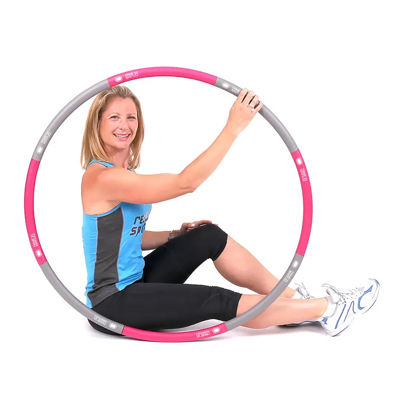 ResultSport - The Original Weighted Hula Hoop Foam Padded Fitness Exercise Hoop 100cm extra wide 0