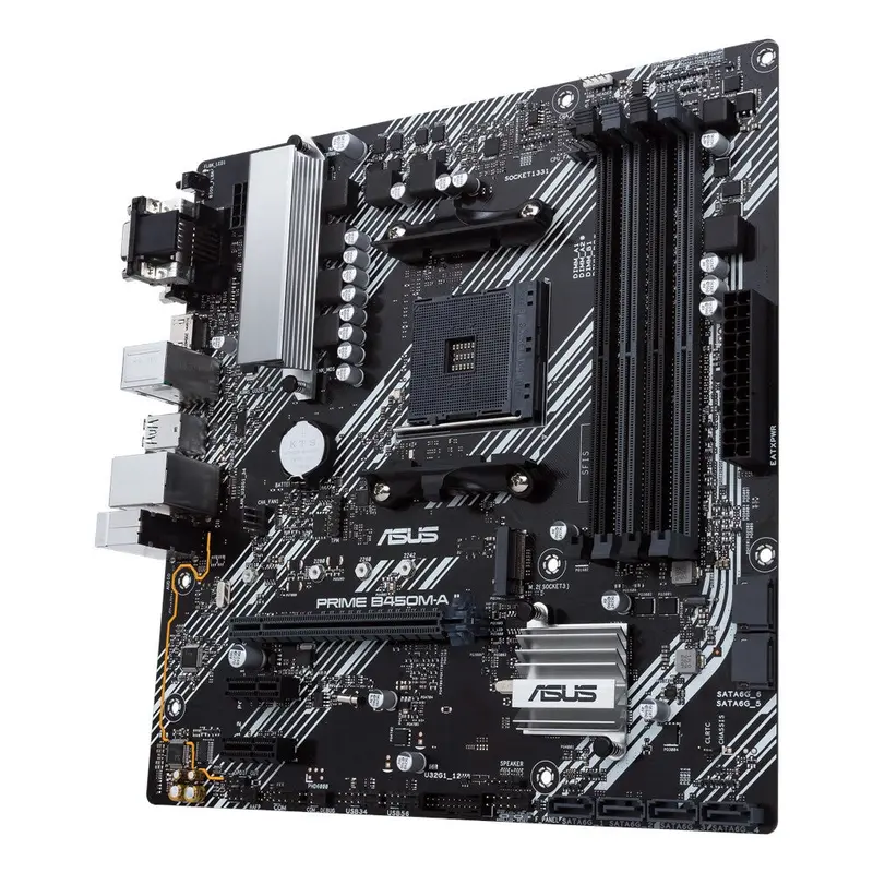 ASUS PRIME B450M-A II AMD B450 Socket AM4 micro ATX 4