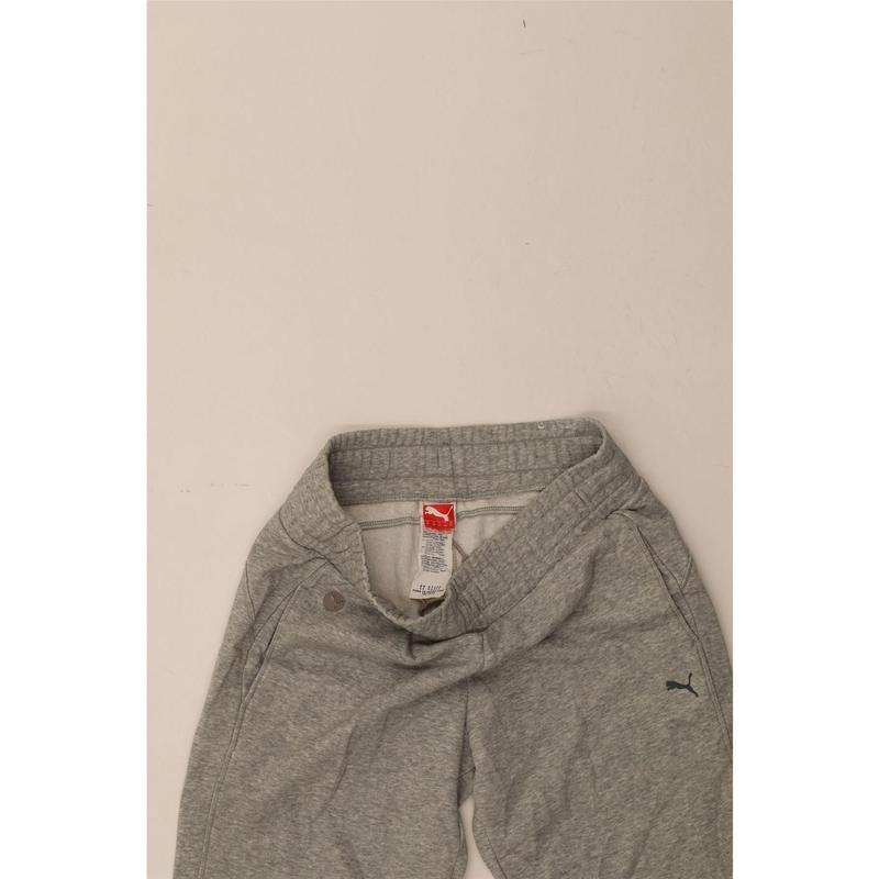 Pre-Owned Vintage PUMA Womens Tracksuit Trousers Joggers UK 12 Medium Grey Cotton 4