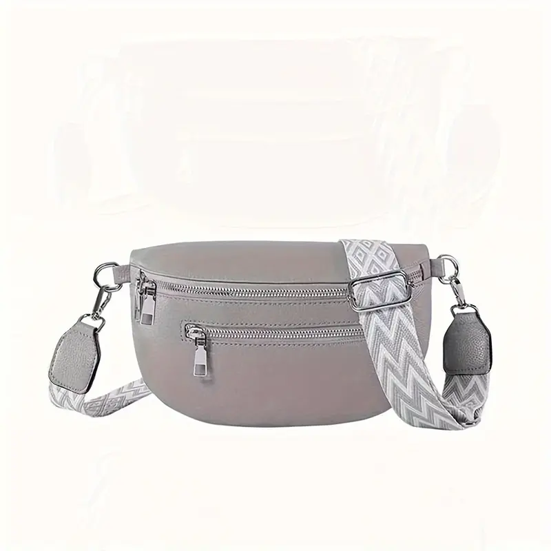 Bohemian Wide Shoulder Strap Crossbody Chest Bag 5
