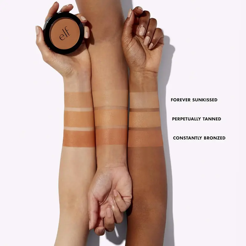 Primer-infused Bronzer (Long-Wear/Matte/Bold/Lightweight/Blends Easily/Contours Cheeks/All-Day Wear), Forever Sunkissed, 1 count 1