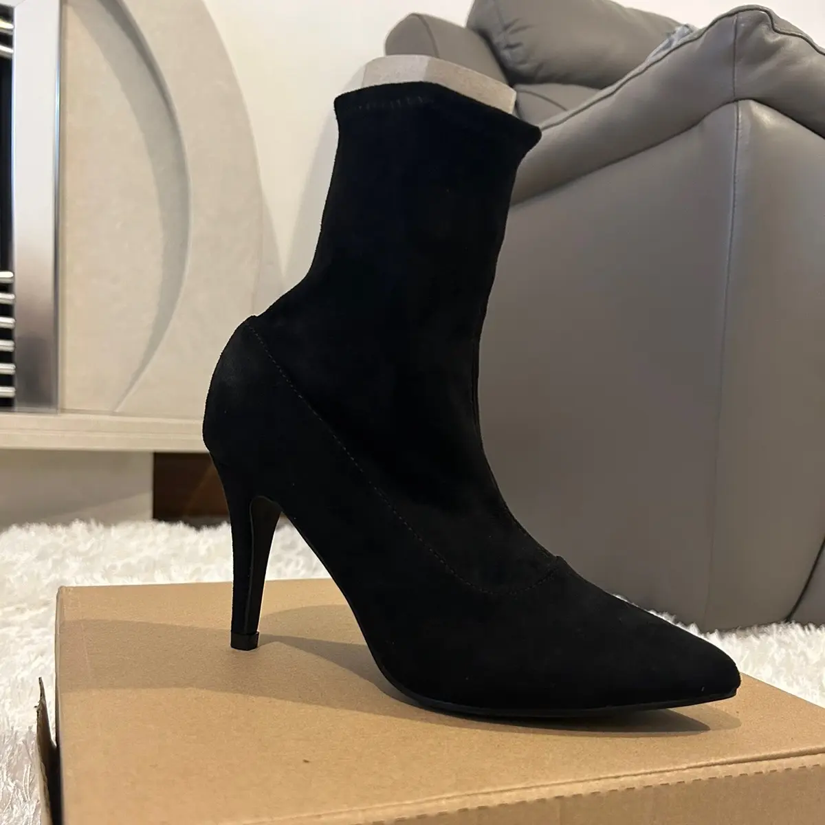 Stiletto heel sock boot Women