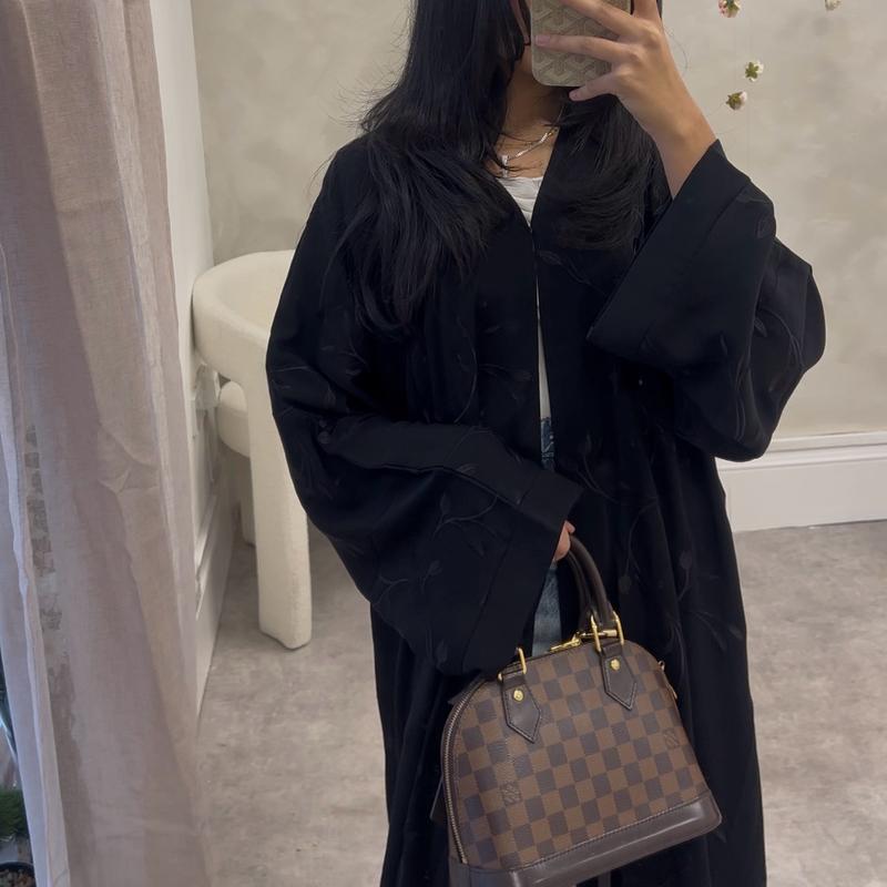 The ‘Dalia’ Abaya - 3 piece set nida/crepe abaya 2
