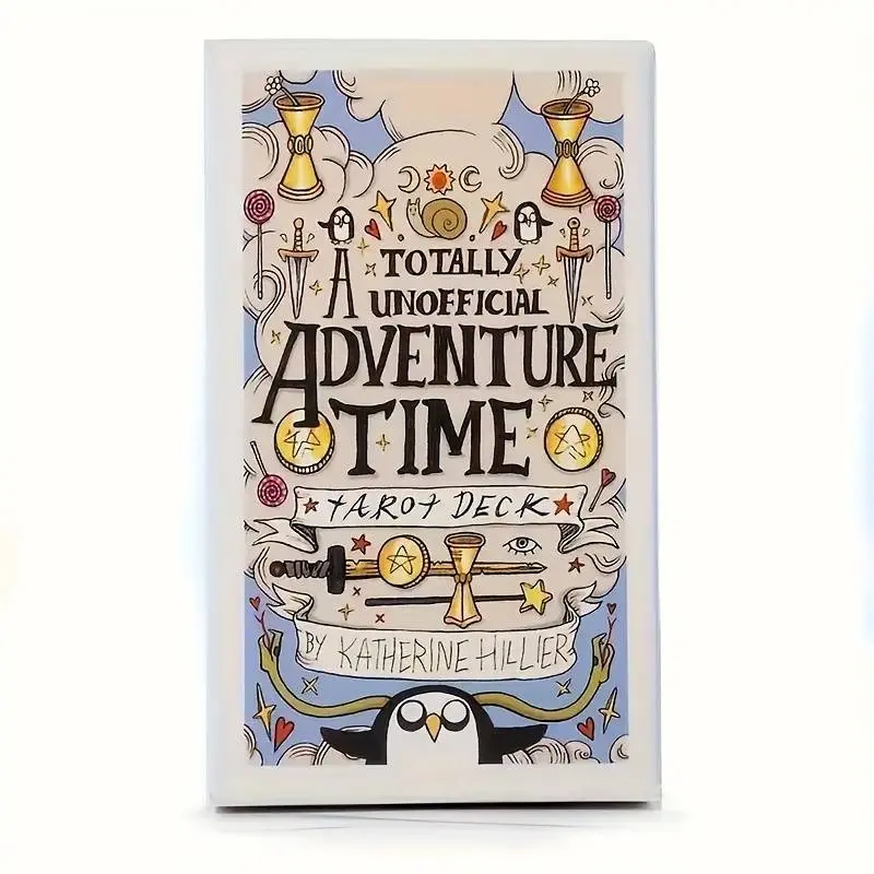 A Totally Unofficial - Adventure Time Tarot Deck | By Katherine Hillier (78 cards)