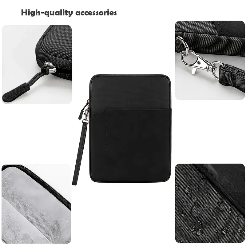 Tablet Carrying Case for SamSung for Galaxy Tab / for iPad / for Kindle / for Android Tablets / Tablets Sleeve Bag Compatible with 7 ~ 8 / 9 ~ 11 /12.9~13 Inch Tablets Waterproof with Handle And Front Pocket Computer 6