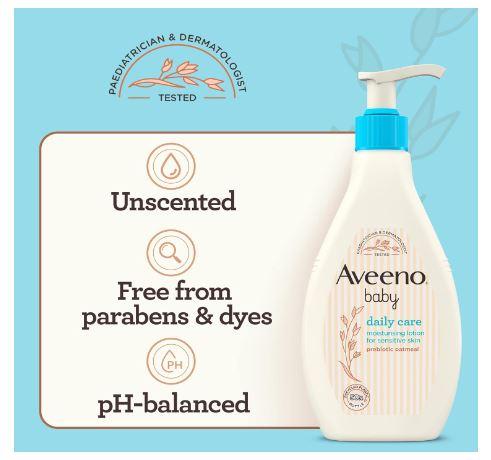 Aveeno Baby Daily Care Moisturising Lotion 250 ml (Pack of 1) 4