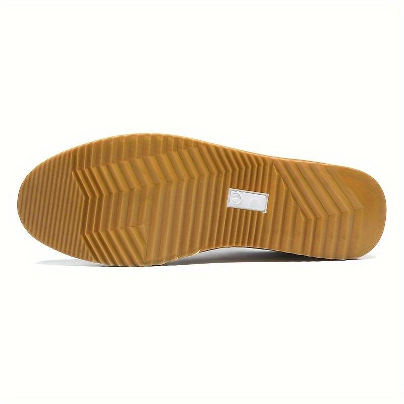 Product Introduction of All-Season Men's Comfy Canvas Shoes - Breathable, Durable Rubber Sole, Versatile, Stylish Lace-Up for Office, Walking, Driving, Sports 9