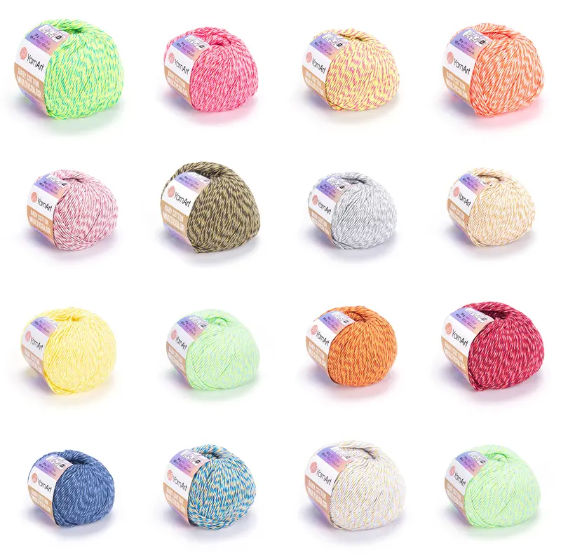 Live Exclusive: 10 x Yarn Art Baby Cotton Multi Colour/ Wool - 50g/ 50% Cotton 50% Acrylic 0