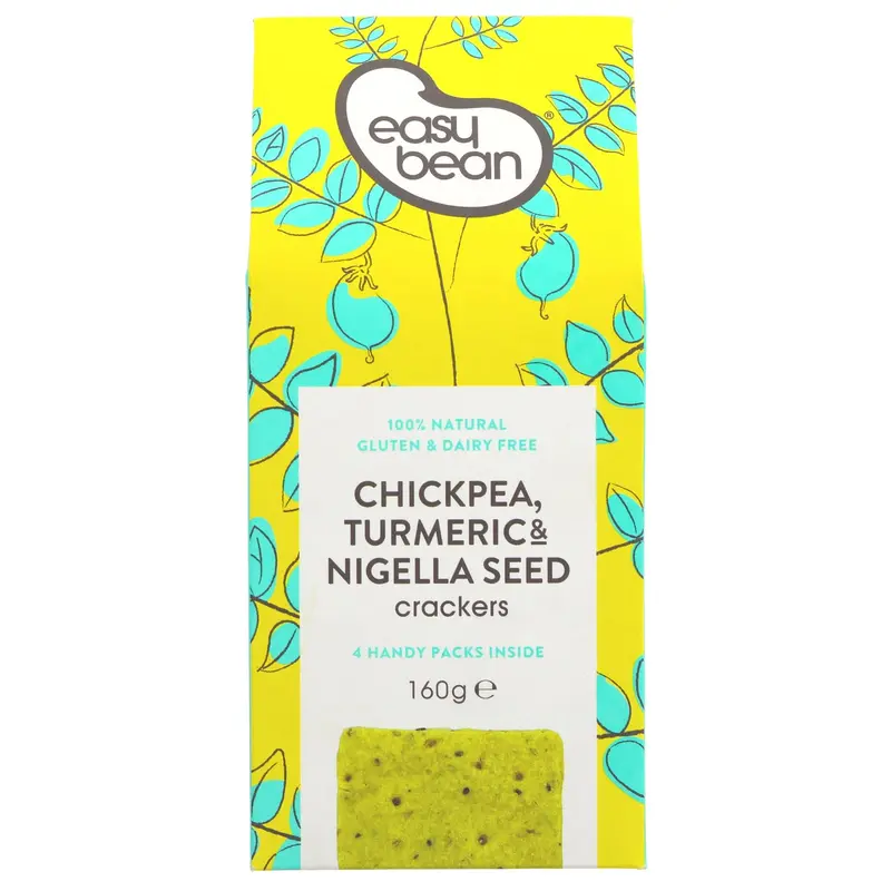 Easy Bean | Turmeric & Nigella Seed - made with chickpea flour | 150g 0