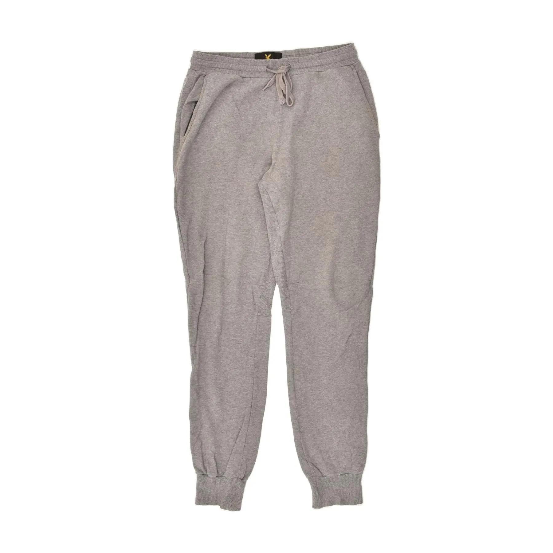 Pre-Owned Vintage LYLE & SCOTT Mens Tracksuit Trousers Joggers Medium Grey Cotton