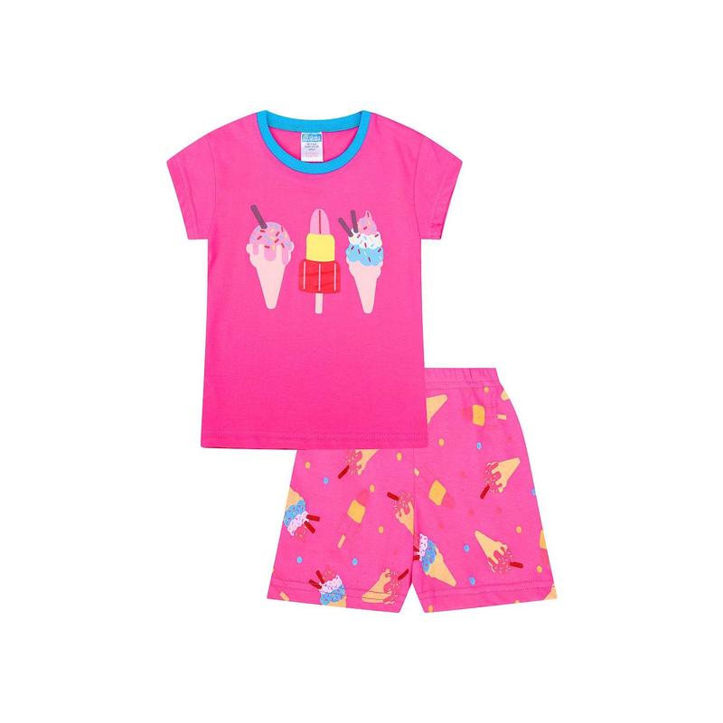 Girls Ice Cream Short Pyjamas 0