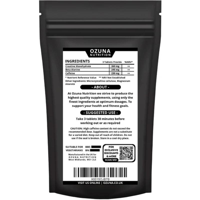 Unleashed Pre Workout Tablets 1