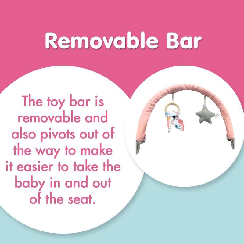 (147) LADIDA My First Baby Bouncer with Soothing Music and Vibration, Suitable for Newborns nuna  leaf  swing  chair nup  nup  high  chair baby  rocker baby  essentials crib babysleep  aid baby  cot 3