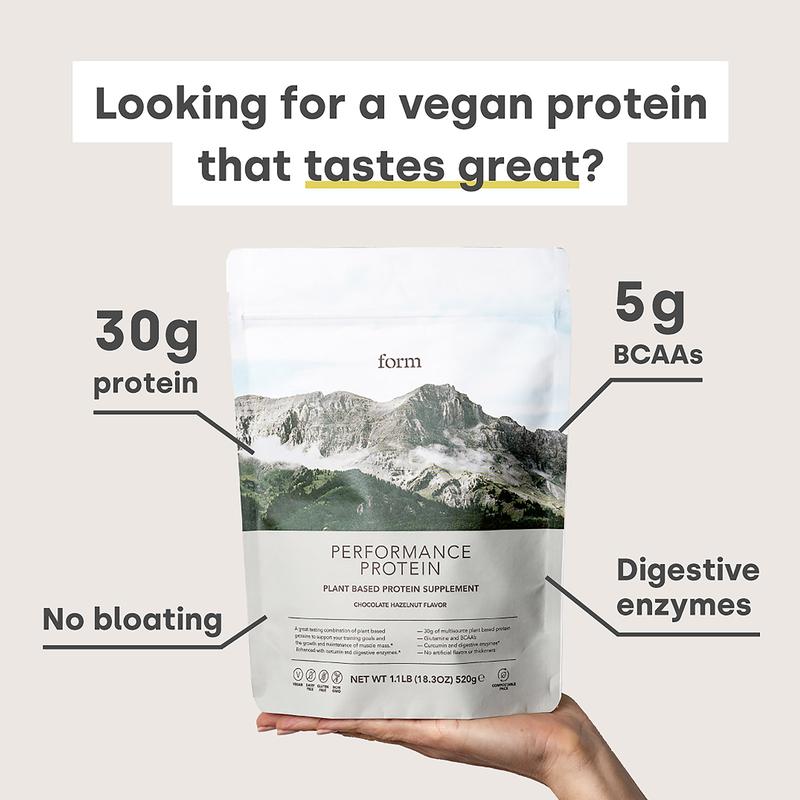 Form Performance Protein - 40g Single Serve Sachet - Vanilla Flavour - Vegan Protein Powder with 30g Protein per Serving - Dairy, Gluten, GMO & Soy Free - Natural Fitness Supplement 3