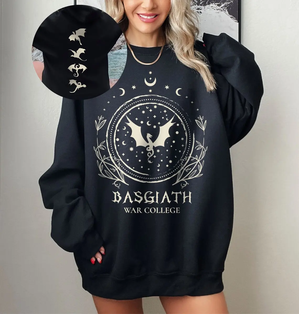 Basgiath War College Sweatshirt, Bookish Sweatshirt,Fourth Wing Sweatshirt,Dragon Rider Hoodie,Rebecca Yoros Hoodie,Fourth Wing, Book Hoodie Hoodie sweatshirt and t-shirt