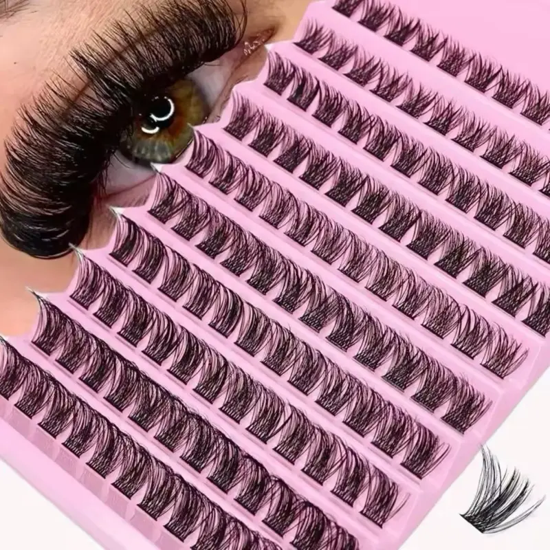Whispy Natural Cluster Lashes - D Curl 8-16mm Comfort Skin Repair Skincare Serums