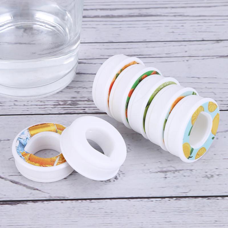[Hot Selling] 7 Flavor Capsule Water Bottle Set, Aromatic Capsule Water Bottle Set, Sports Inflatable Water Bottle with 7 Fruit Flavor Capsules, Sports Water Bottle with Straw, Fruit Flavor Bottle 5