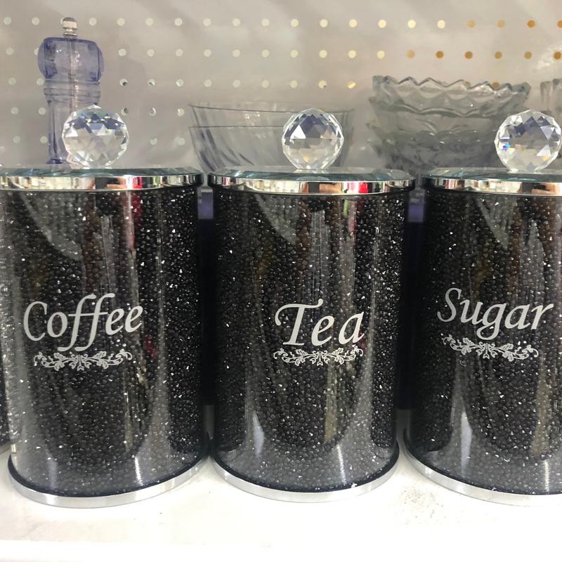 3pcs Tea coffee sugar canisters 2
