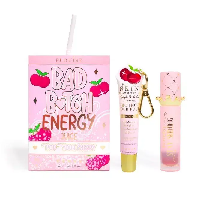 Louise Bad Bitch Energy Lip Duo Cherry Gloss Hydrate