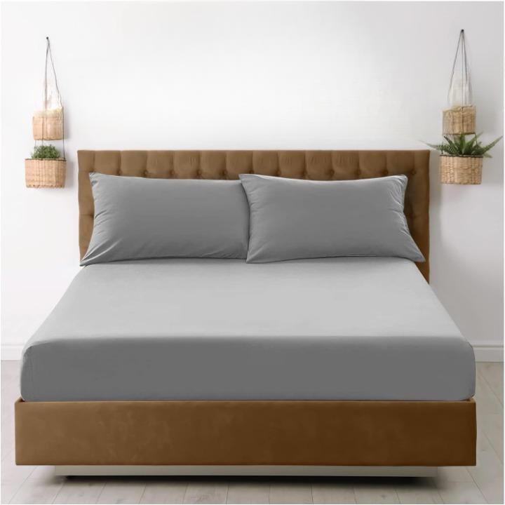 Premium 30cm Fitted Sheet for Thick Mattresses - Soft & Breathable - Elasticized Edges - Easy Maintenance - Versatile Design 1