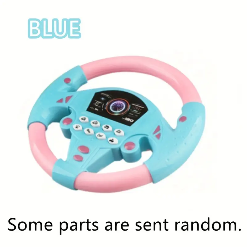 Suction Cup Educational Steering Wheel Toy, Simulation Car Driving Game With Car Sound Effects, Play House Role Toys Gift halloween christmas gift 6