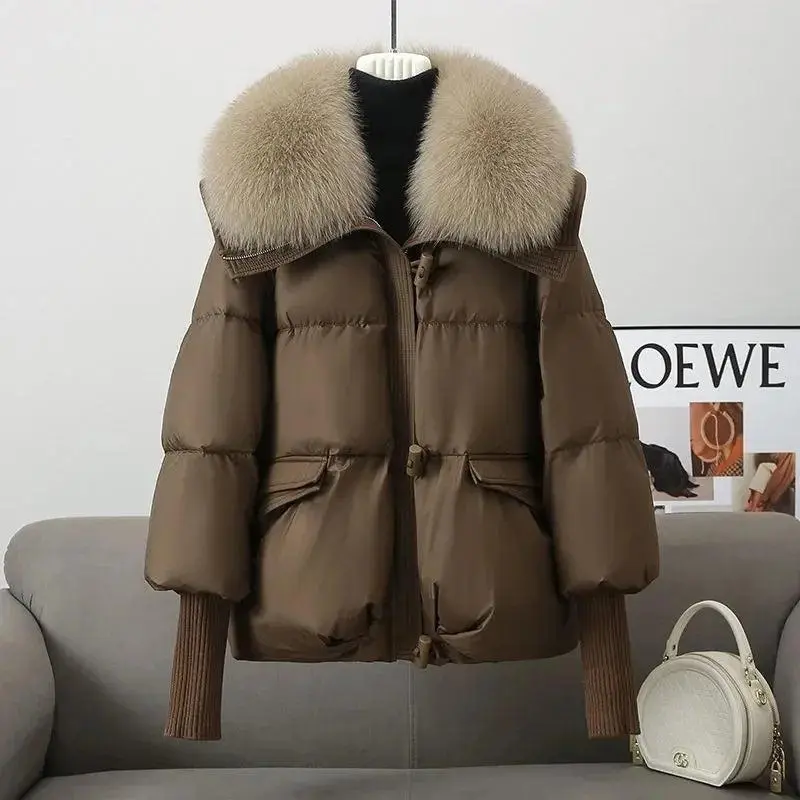 Genzi Fur collar Loose Dawn Parka Jacket