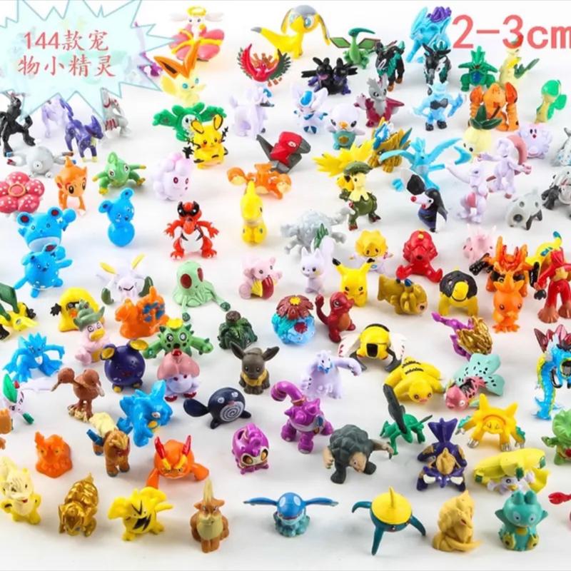 48pcs Pokemon Pikachu Mini Figures Charizard Charmander Squirtle Venusaur PVC Collection Figurine Kids Juguetes Toys Multicoloured Educational Gift Set Boys Girls Multicoloured Educational Gift Set 5