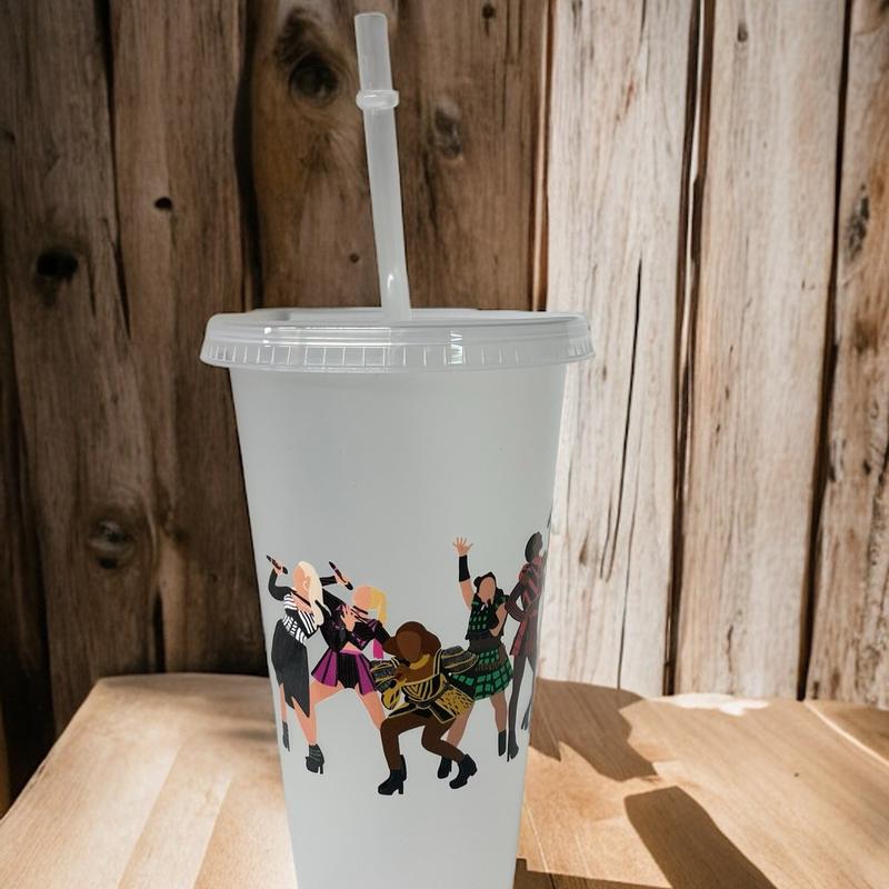 SIX the musical, SIX Queens cold cup, SIX, tumbler lid & Straw 1