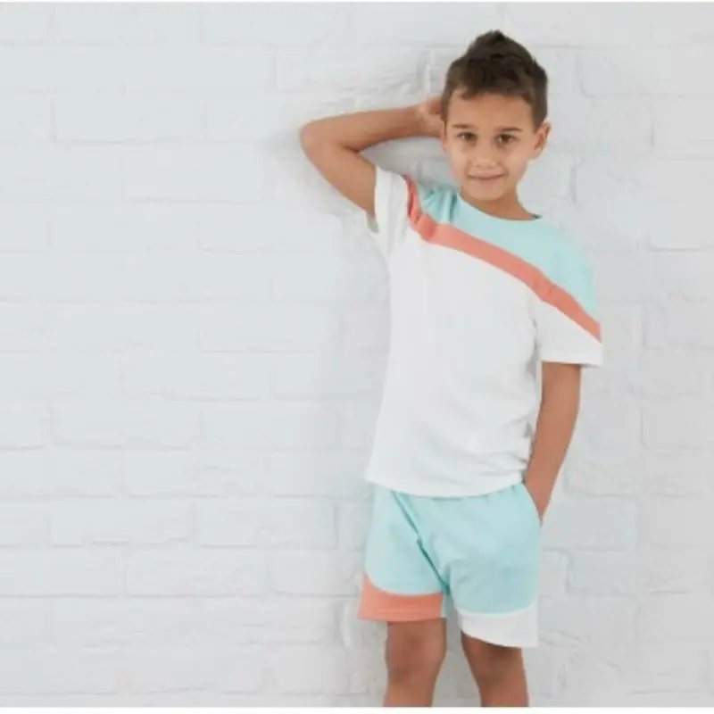 Dainty Darlings Billy Block Colour Boys Short Set 4
