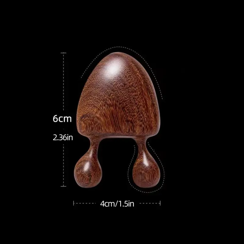 [Fragrance-Free Nose & Eye Relief] Sandalwood Nose & Face Massager - Eye Relief Tool, Battery-Free, Fragrance-Free 4