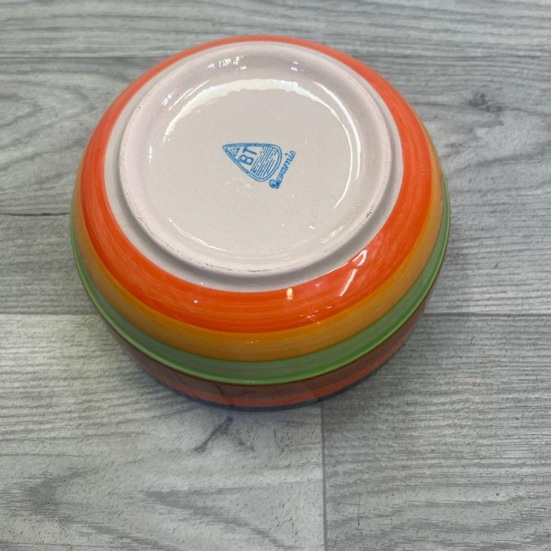 6inch coloured ceramic bowl microwave & dishwasher safe 5