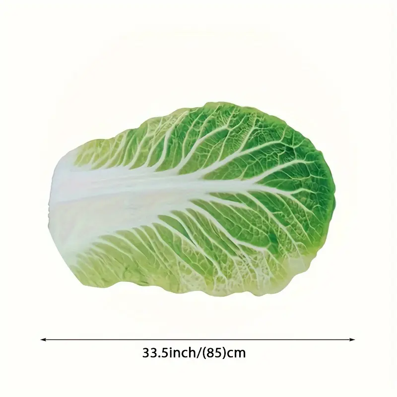 1pc Winter Warm Flannel Blanket, Funny Simulated Cabbage Blanket, Comfortable Warm Soft Blanket, For Sofa, Office Bed And Outdoor Travel 5