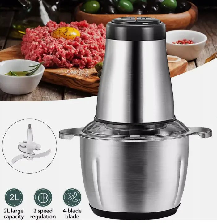 5L Electric Meat Grinder & Food Chopper - Multi-Functional Blender for Effortless Meal Prep