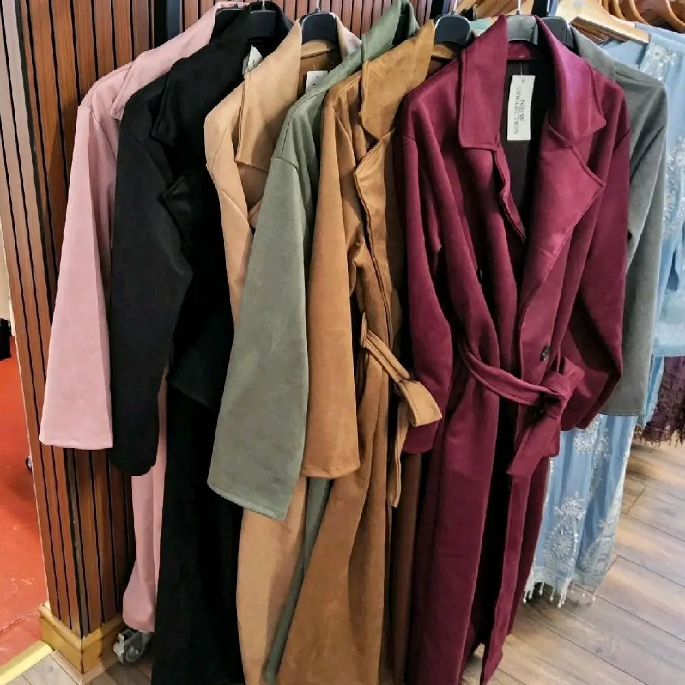 women suade coat