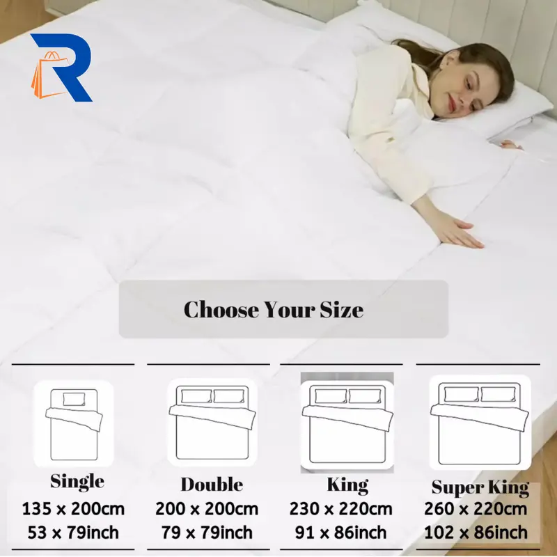 EXTRA DEEP HOTEL QUALITY MICROFIBER DUVET QUILT SOFT 13.5 TOG SINGLE DOUBLE KING SUPER KING SIZE 6