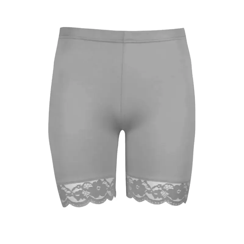 Women's Active Wear Gym Tights Yoga Hot Pants Fitness Lace Trim Cycling Shorts 3