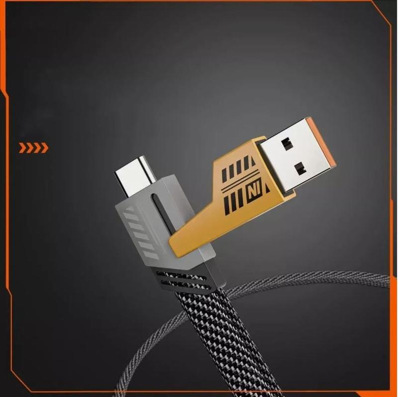 Pack of 2 | 4 in 1 Multi USB PD Charger Charging Cable Cord for iPhone USB C Samsung Android | Durable, Devices 6