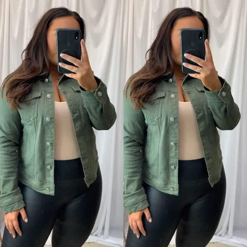 Monica Stretch Denim Jacket 5