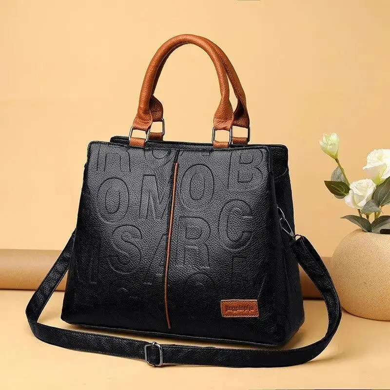 PU Leather Casual Crossbody Bags for Women Ladies Luxury Designer Tote Handbag Female Large Capacity Travel Shoulder Bag free shipping
