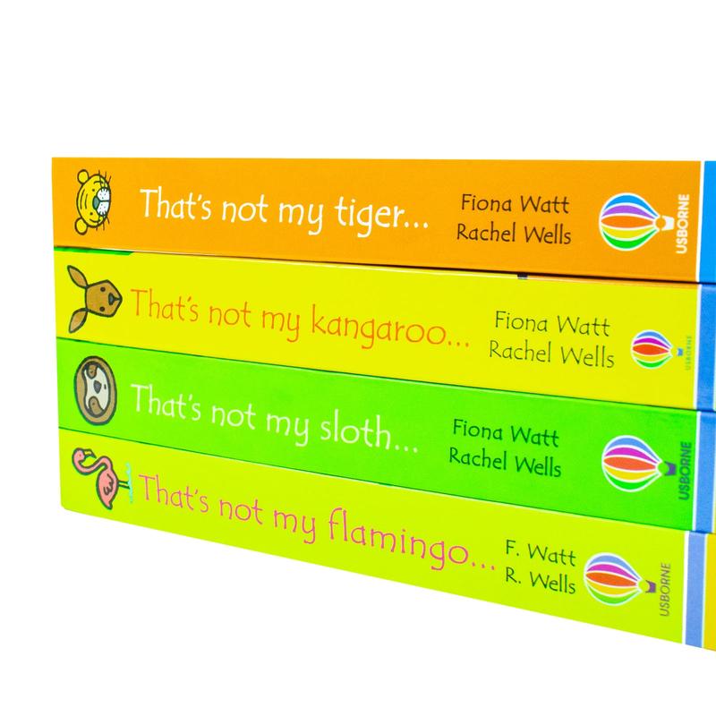 That's Not My 4 Books Collection Set by Fiona Watt & Rachel Wells (Flamingo, Sloth, Kangaroo & Tiger) 5