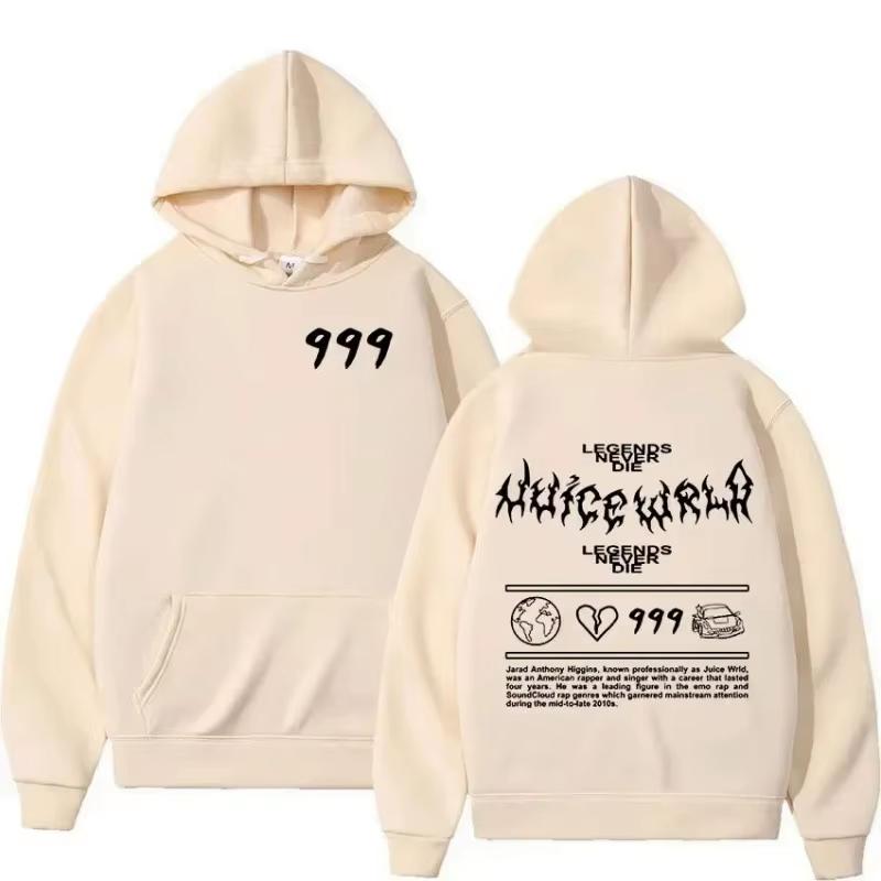 Product Introduction of Juice WRLD Hoodies Men Women Hooded Sweatshirts Fashion Hip Hop Casual Pullovers Autumn Boys Girls Black Streetwear Juicewrld Menswear Tops Long Sleeve 8