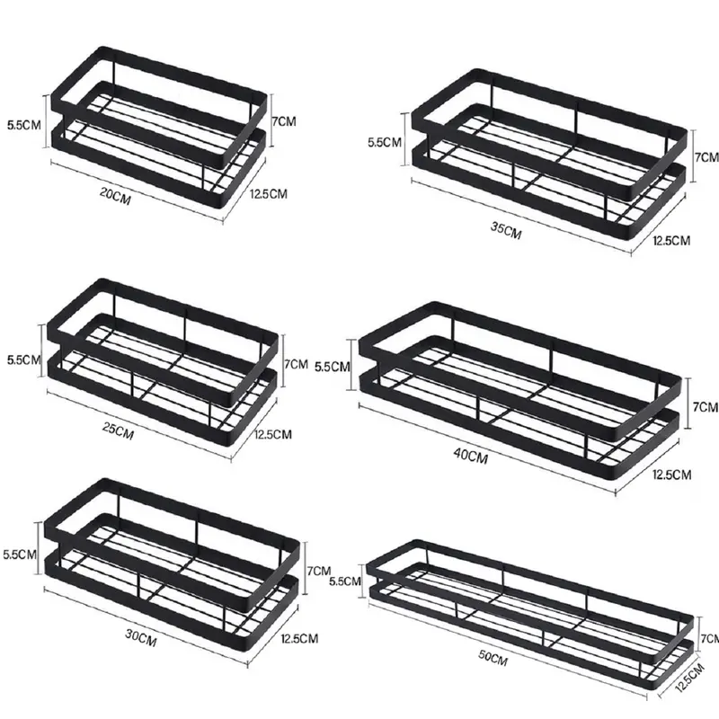 AceHome Spice Rack Organizer Hanging Spice Floating Storage Shelf Wall Mounted 1
