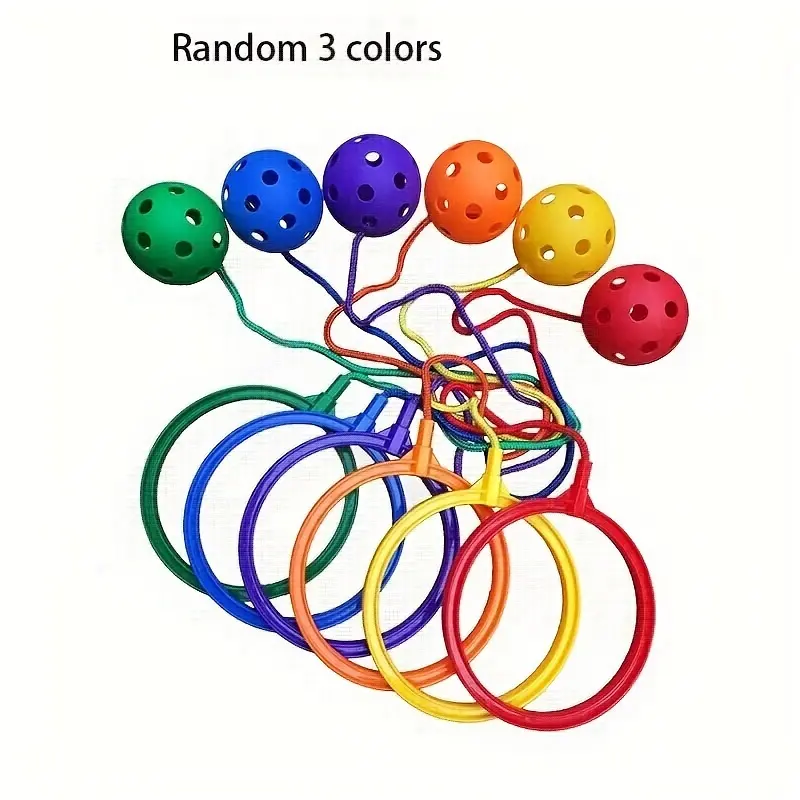 Lemon jump ball swing ball Tie foot with bounce sense system training equipment game props bounce ankle ring bounce fitness ball magic wheel Christmas, Halloween Gift 5